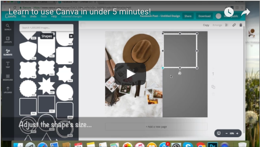 5 Minute Tutorial: Making Social Media Images